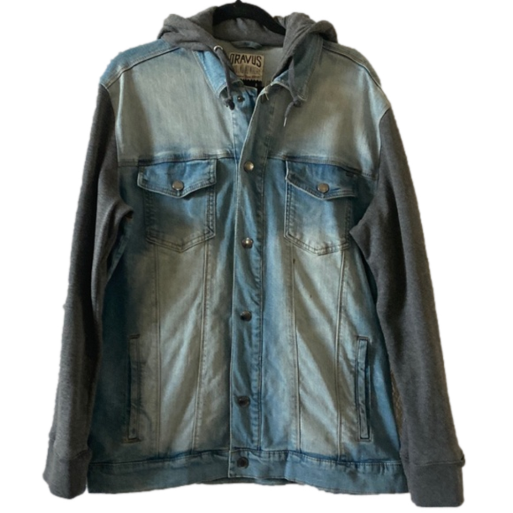 Dravus Heading Nowhere Hooded Denim Jacket